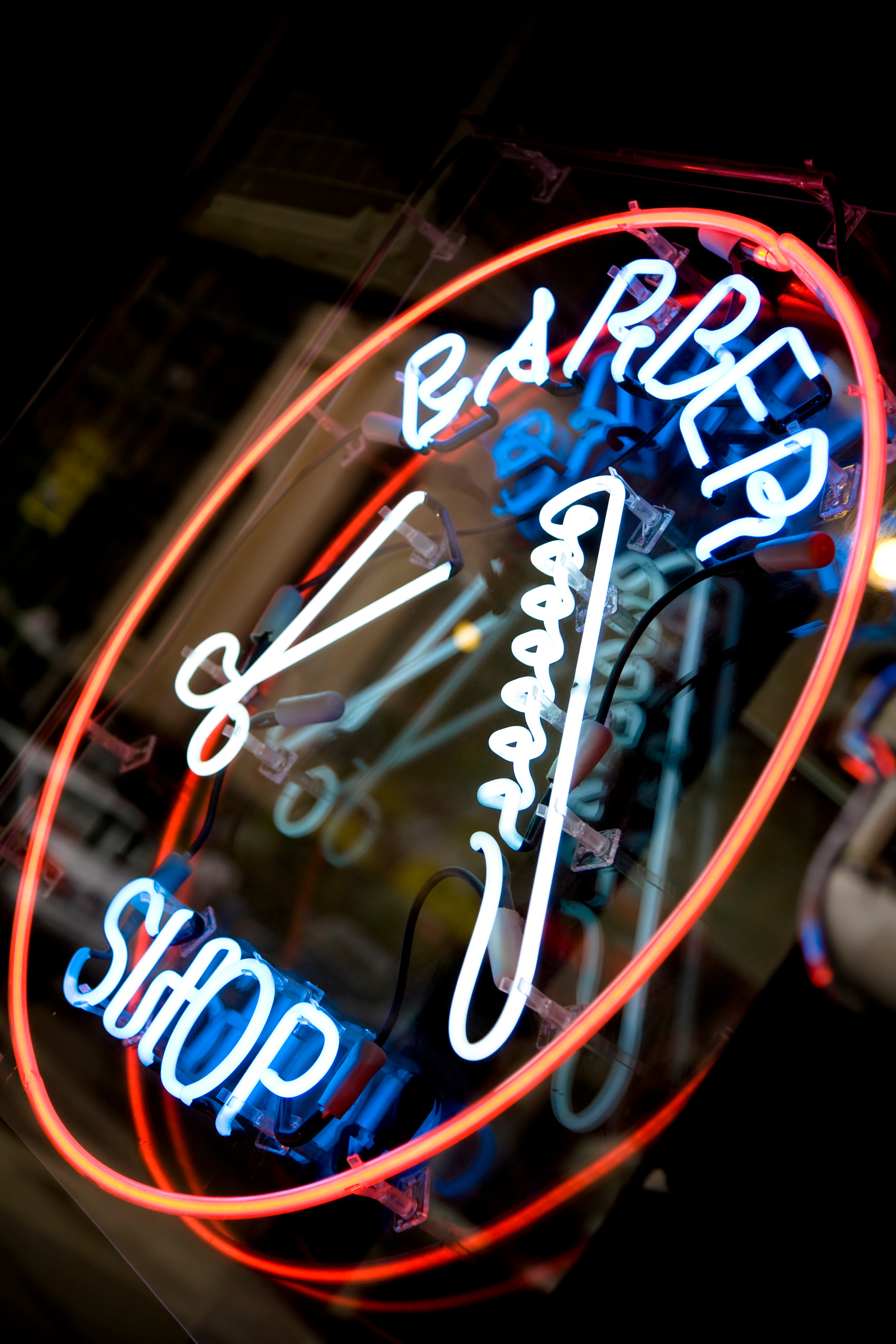 Barbers Shop Neon